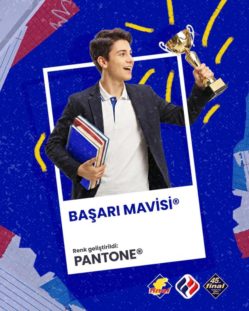 Final’de yeni yılın rengi belli oldu: Başarı Mavisi!